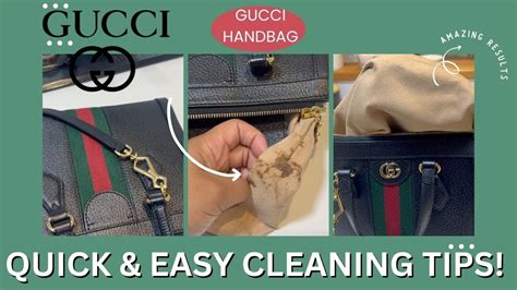 how to clean gucci jewelry|gucci bag cleaner.